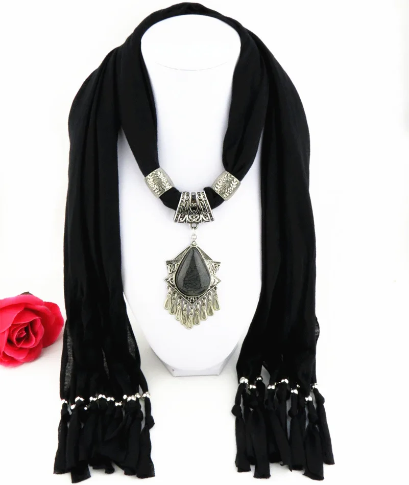 Новый дизайн подвеска в виде капель воды ювелирные изделия шарф для женщин