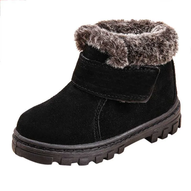 Детские зимние ботинки ботильоны для мальчиков и девочек повседневные кроссовки