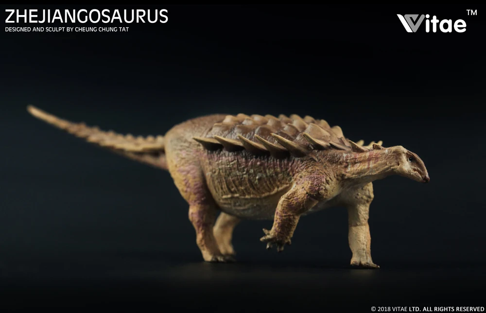 Vitae динозавр Юрского периода модель животного Zhejiangosaurus lishuiensis ankylosaurus 1:35