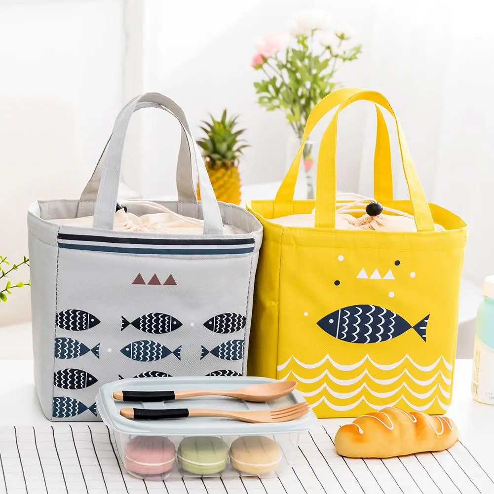Сумка для хранения пикника изолированная сумка ланча из бэнто контейнер