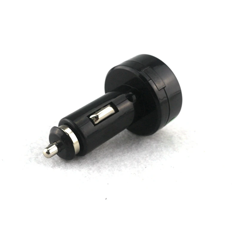 2 в 1 цифровой автомобильный термометр Вольтметр Красный Зеленый двойной дисплей