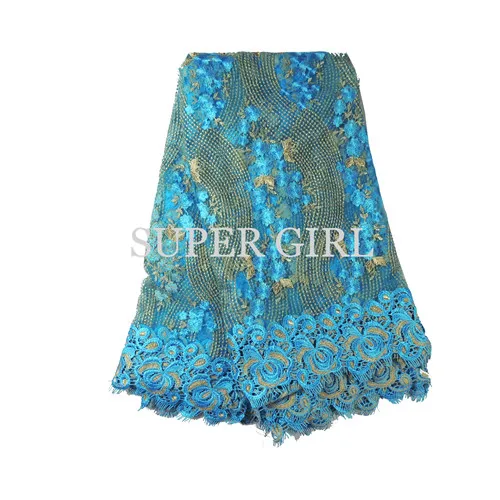 5 ярдов/серия высокого качества в нигерийском стиле Свадебные африканские ткани