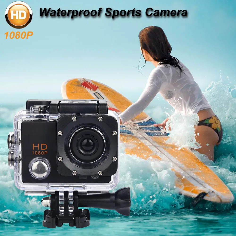 Спортивная водонепроницаемая камера CARPRIE HD 1080P DVR DV видеокамера AU.20 #2 22 C0527 |