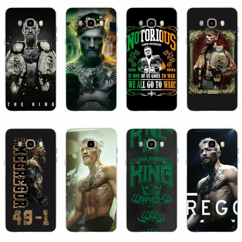 Чехол Conor Mcgregor The King мягкий силиконовый чехол из ТПУ для телефона Samsung Galaxy S6 S6edge S6Plus