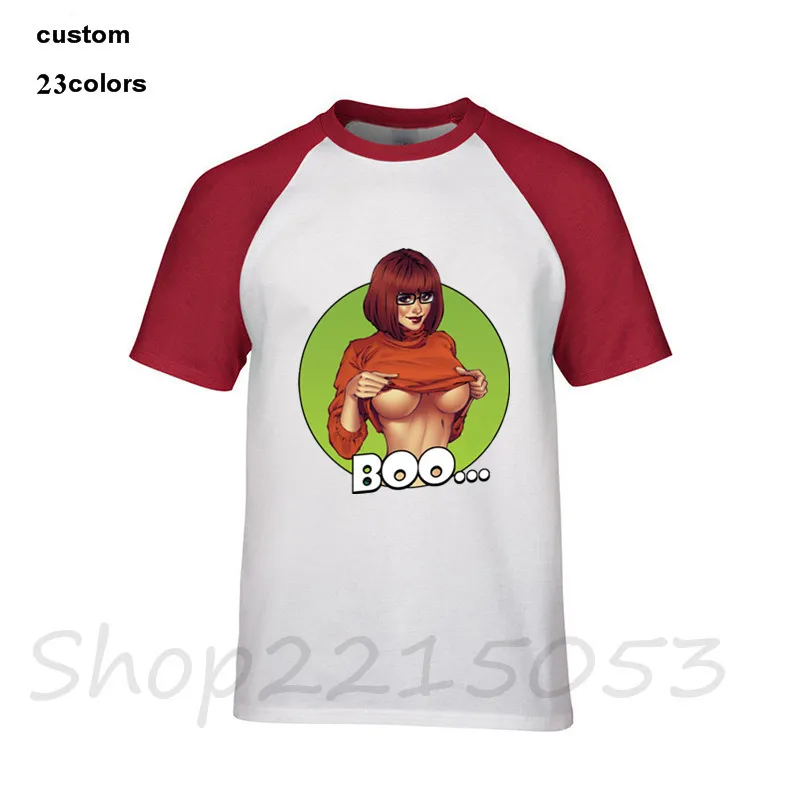 2019 уличная одежда Velma Boo Горячая сексуальная ahegao мужские Забавные футболки фильм