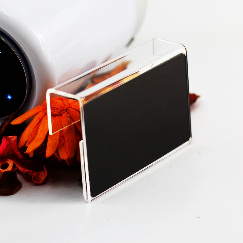 Акриловая прозрачная ценовая полка для карт выставочный стенд из плексигласа