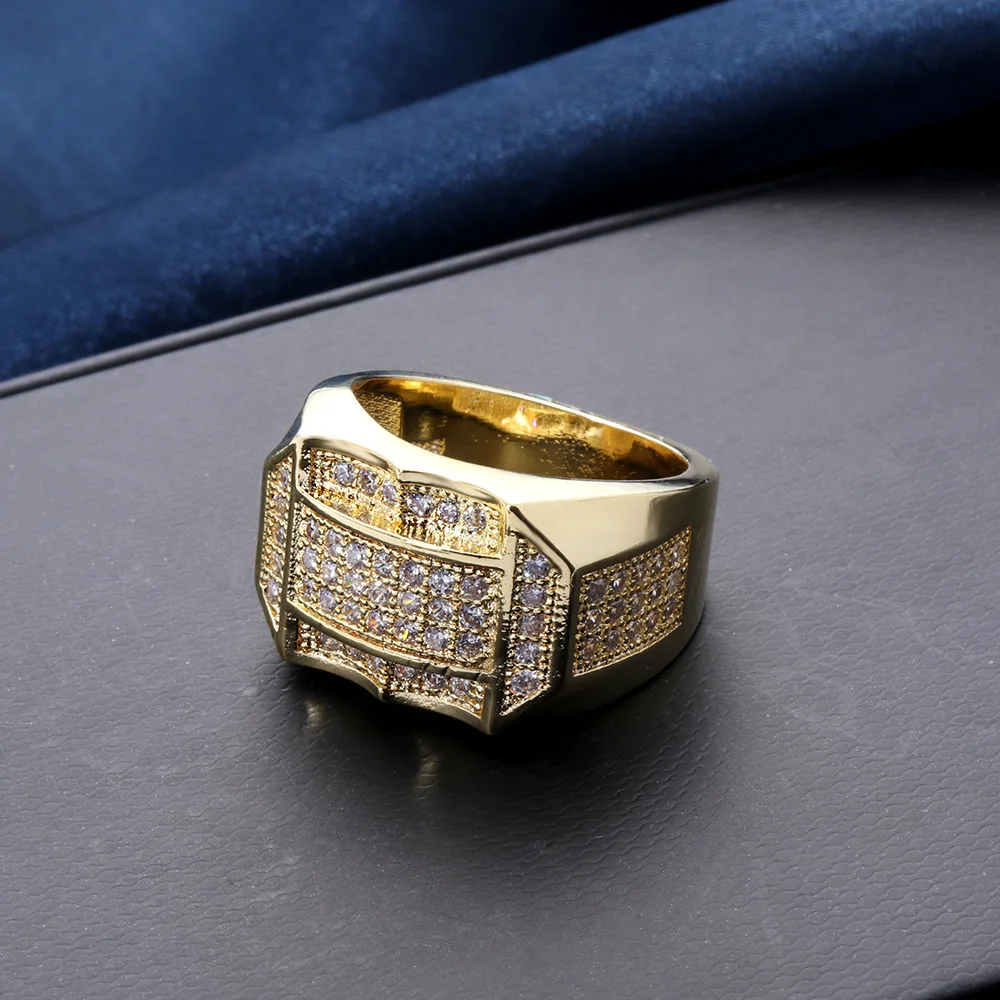 1 шт. новинка панк хип-хоп золотое серебряное цветное заполненное кольцо микро