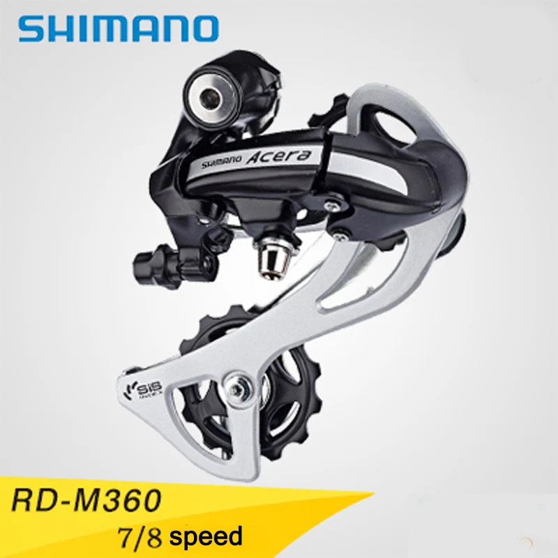 black M360 SHIMANO Alivio MTB Запчасти для велосипеда RD-M410 горный велосипед MTB 8/24 скоростной велосипед задняя передача - Цвет: black M360