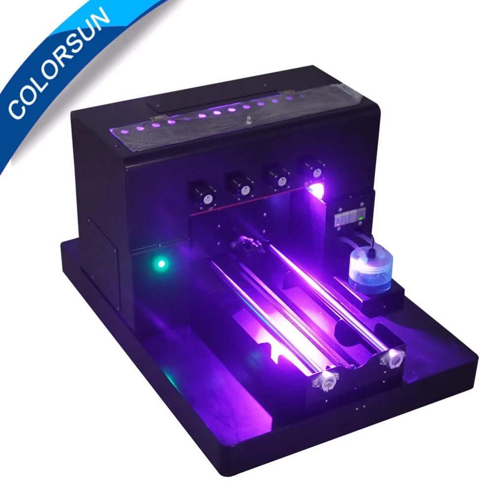 А3 6 цветов УФ принтер для пользовательской печати чехол телефона стекло