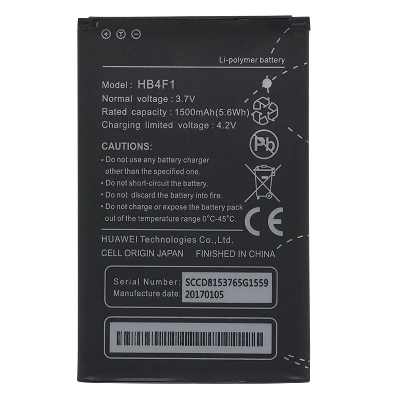 Аккумулятор для телефона HB4F1 Huawei U8220 U8230 E5830 E5838 E5 C8600 T Mobile Pulse E585 Ascend M860 X5 U8800