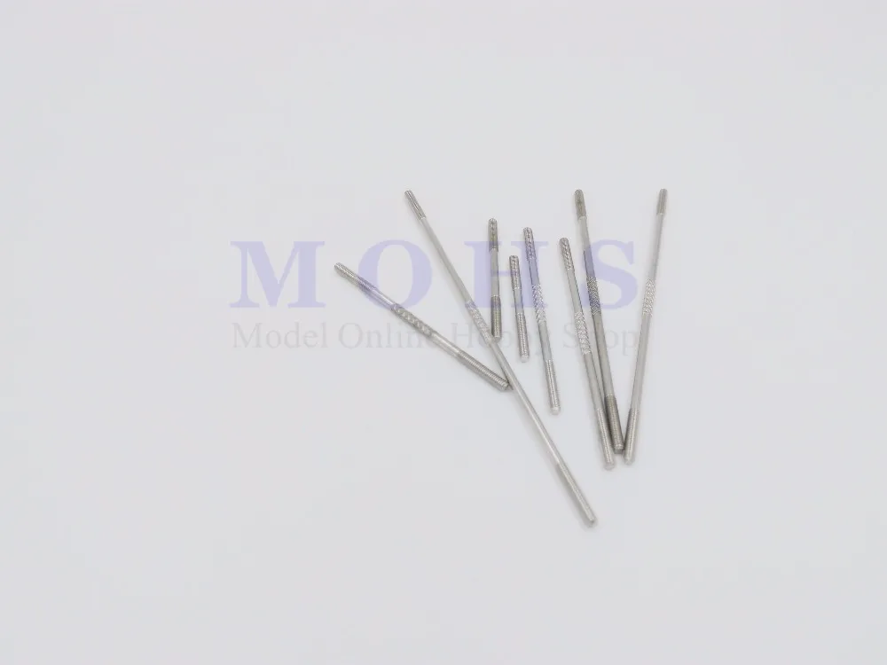 2pcs/lot M2 knurling push pull rod D1.6mm 40mm ~ 120mm rc aircraft airplane connecting | Игрушки и хобби