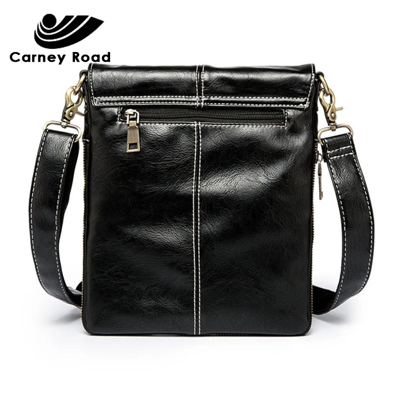 Классическая брендовая мужская сумка кожаная дизайнерская деловая мессенджер