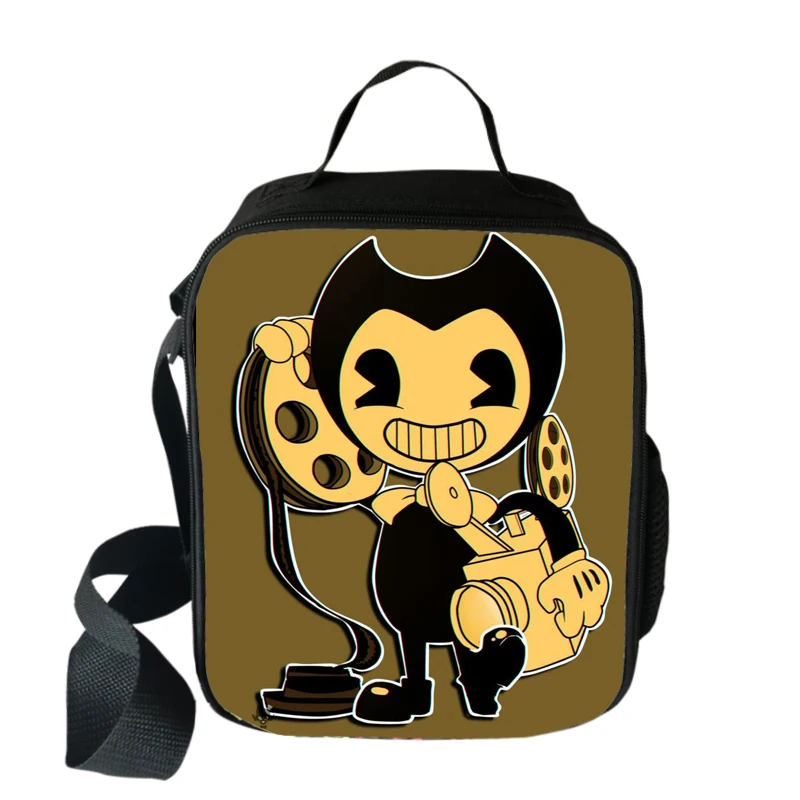 bendy 7 Бенди и чернильная машинка сумка-холодильник мультфильм девушки портативный тепловой еды сумки для пикника для школы дети мальчики сумка для обедов Tote - Цвет: bendy 7