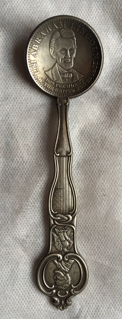 США 1865 монеты ложки|spoon| |
