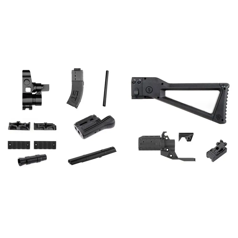 WORKER MOD F10555 Imitation Kit 3D Printing High Strength Plastic Combo For Stryfe Modify Children Toys For Nerf Gun Parts Accs - Цвет: No.105 Type C Black