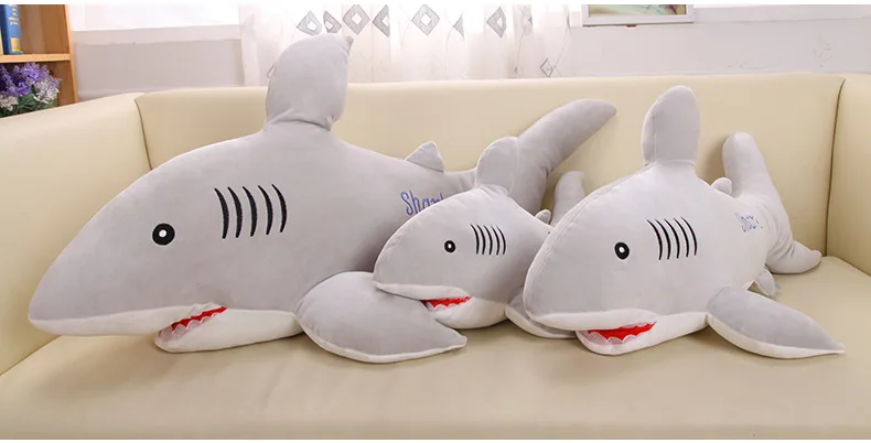 45 85 см гигантские большие горячая Распродажа Творческий Акула Плюшевые игрушки
