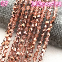 new 100pcs 4mm austria crystal beads charm glass bead loose spacer bead for jewelry making diy earrings bracelet