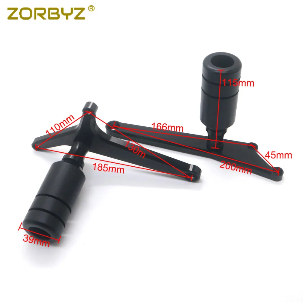 ZORBYZ 1 компл. Мотоцикл CNC Рама слайдер защита от падения Левая Правая для KTM RC390 14-17 |