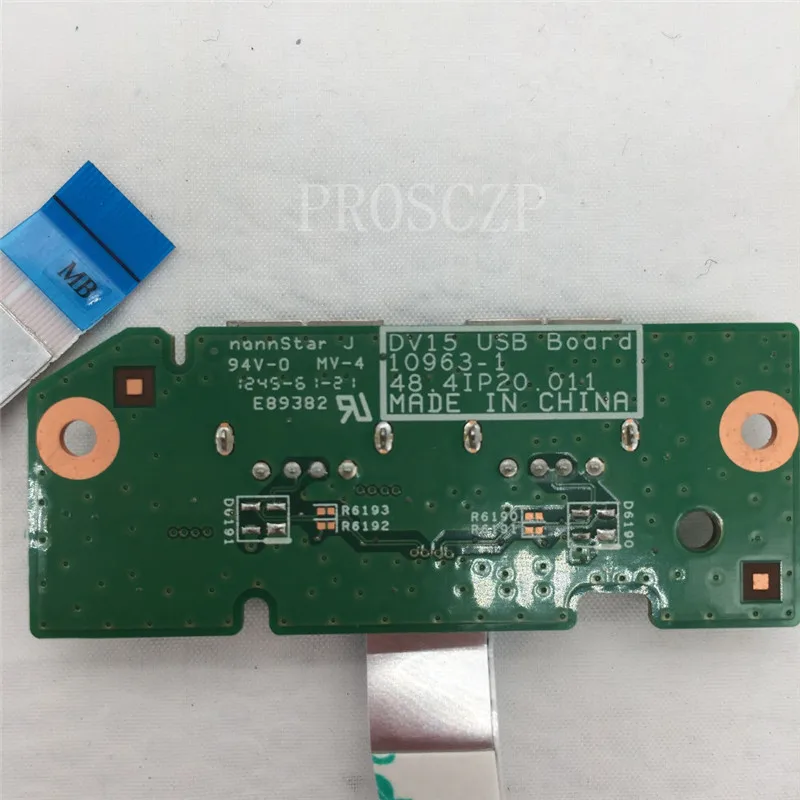 USB-плата DELL N5040 N5050 M5040 3520 10963-1 48.4IP20.011 DV15 с проводкой 100% тестирование бесплатная