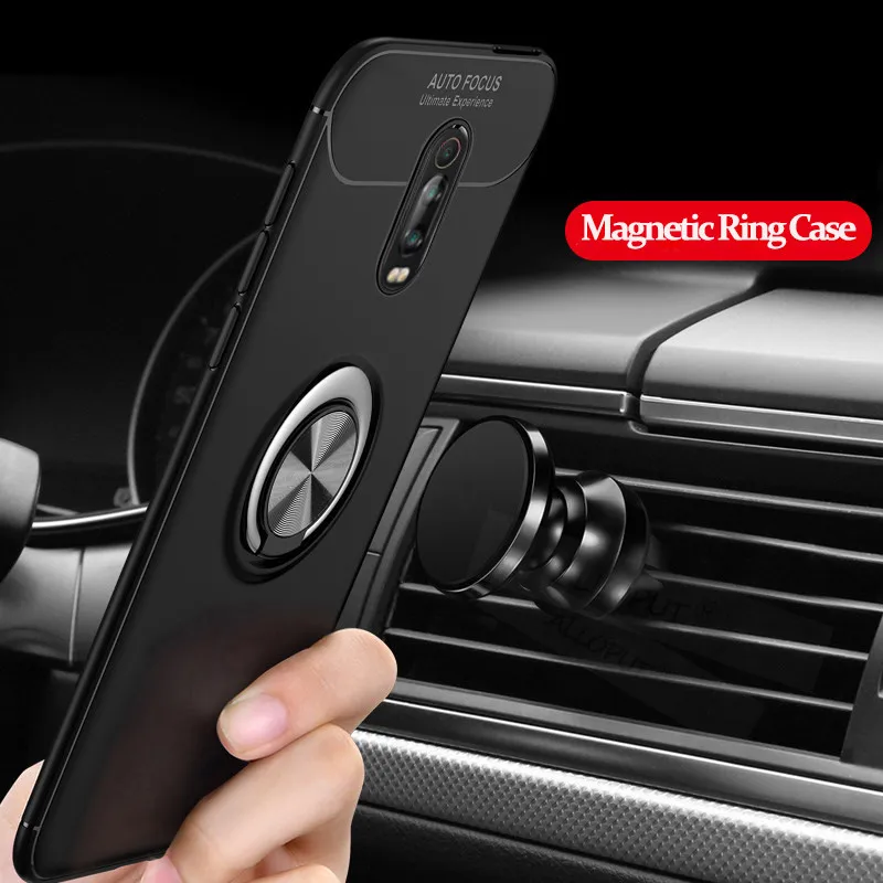 Ксиоми ми 9 т про роскошный кольцевой чехол для Xiaomi mi 9 T Pro A2 Lite 8 Lite 9 SE Pocophone F1 case мягкий силиконовый Магнитный чехол Redmi Note 7 5 Pro Чехол сяоми 9 т про а2 8 лайт ми 9 se Чехол