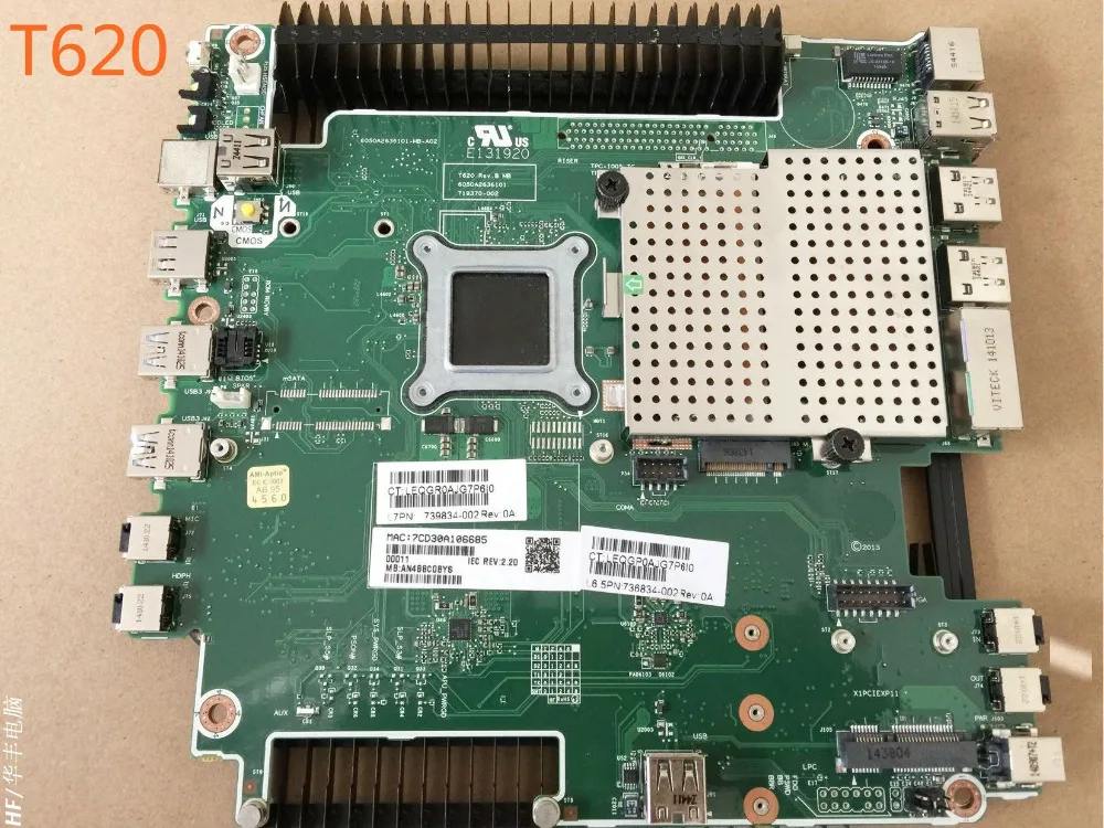 

Материнская плата для настольного компьютера HP T620 736832-001 719369-002, 100% протестирована, полностью работает