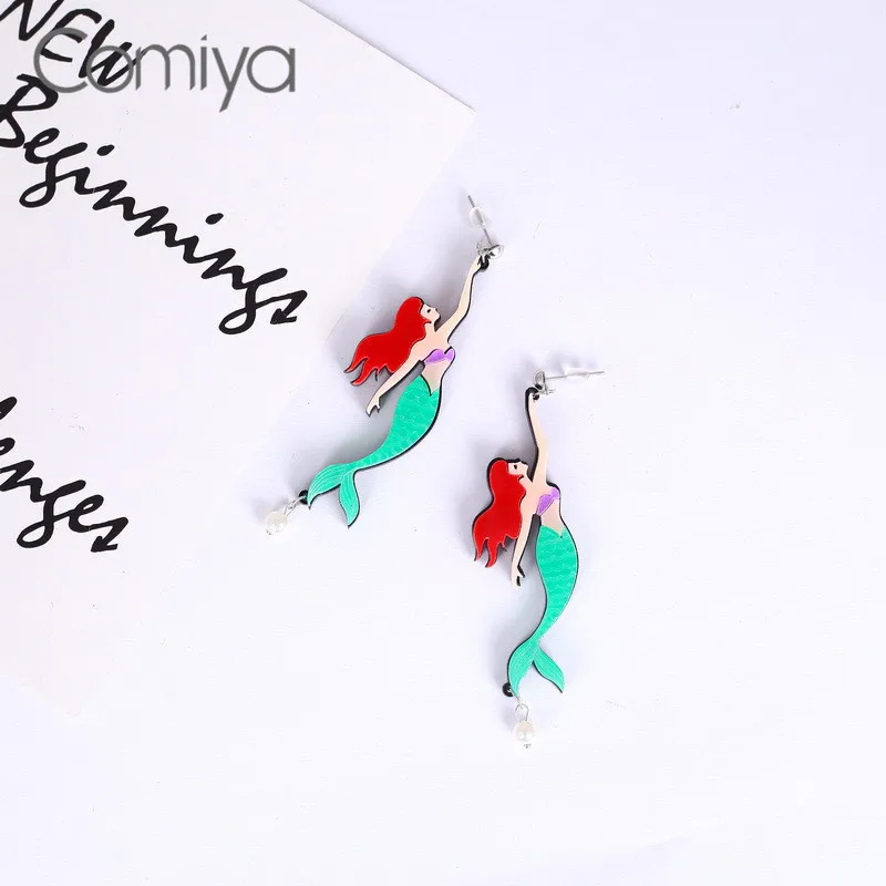 Comiya акриловый кулон русалки романтическое ювелирное изделие Kpop Bijoux Женские