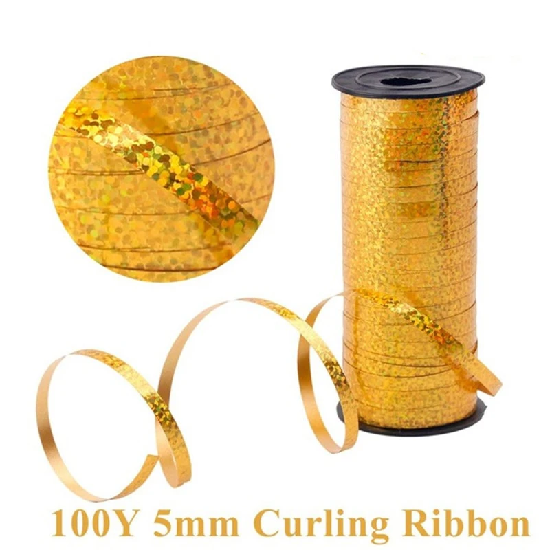 Gold Ribbon 5 шт. детский душ 18 дюймов Розовый Белый Звездные гелиевые фольгированные шары для девочек с днем рождения принадлежности для вечеринки 1st вечерние украшения воздушный шар - Цвет: Gold Ribbon