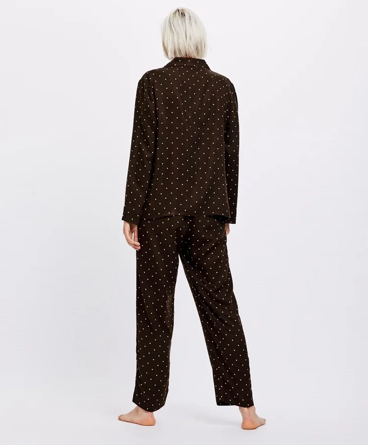 Хлопковая пижама, пижамный комплект для женщин, длинный комплект, shein, Пижама, женская одежда, pjs