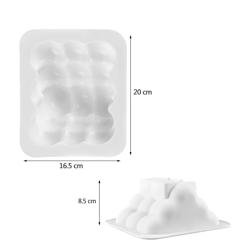 Силиконовые 3D торт форма для Мусса антипригарный выпечка тортов формы