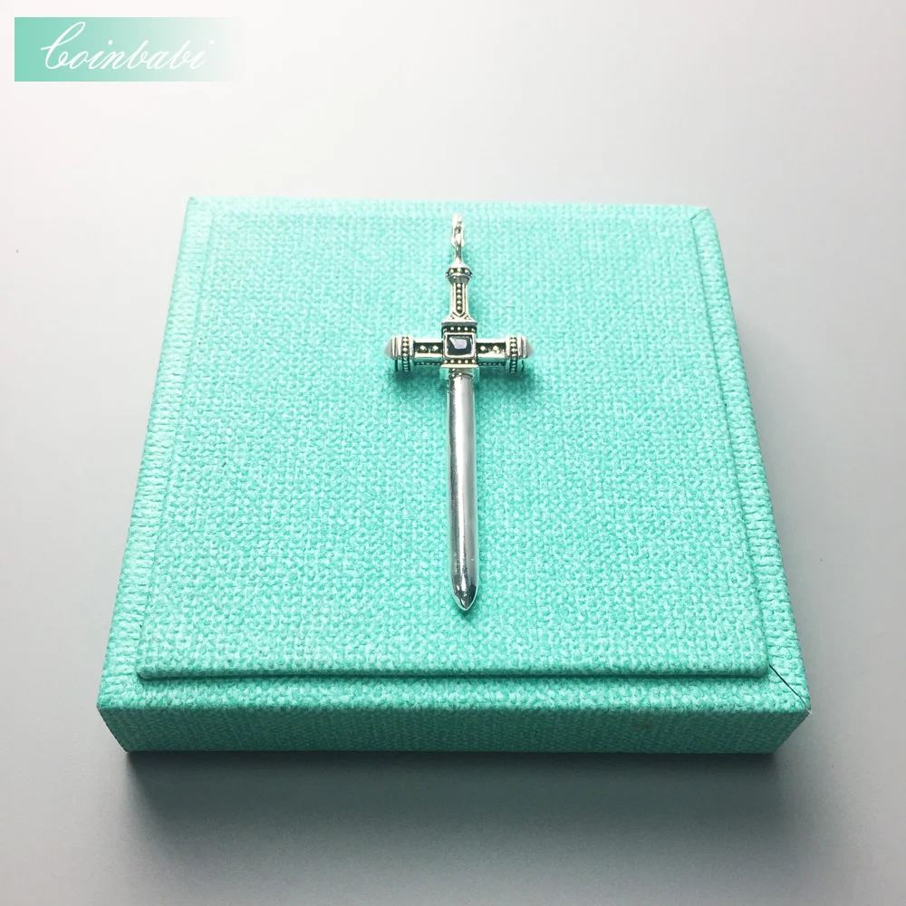 Кулоны с мечом для женщин и мужчин классическое Подарочное ювелирное изделие из