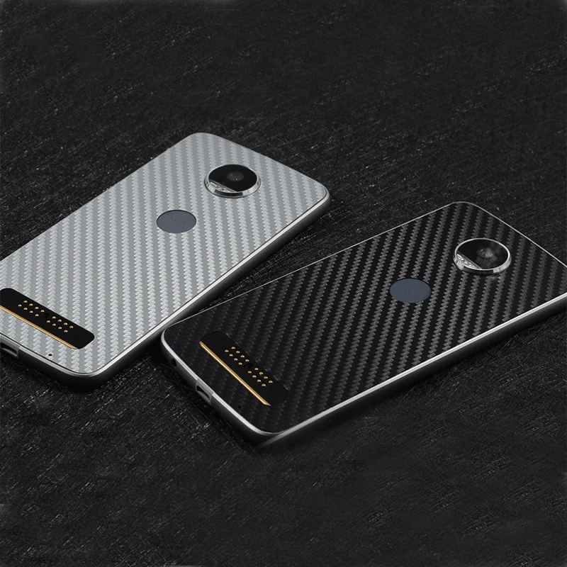 2017 3D углеродное волокно задняя защитная пленка наклейка для Moto Z/Z play обернутая