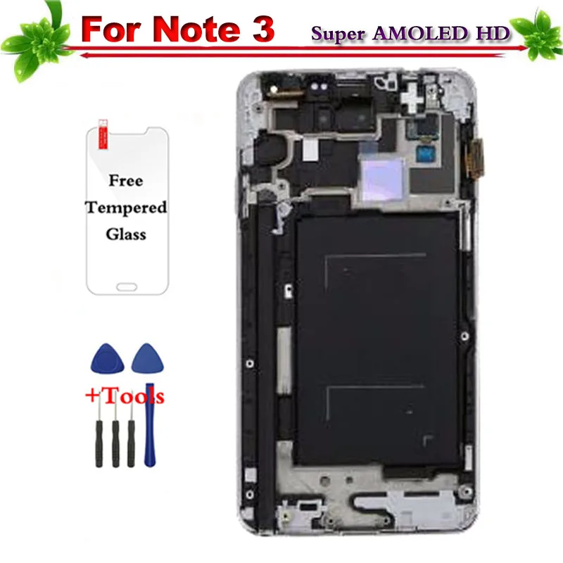 100% тестирование Super AMOLED для samsung Galaxy Note 3 N9005 ЖК дисплей Дисплей Сенсорный экран