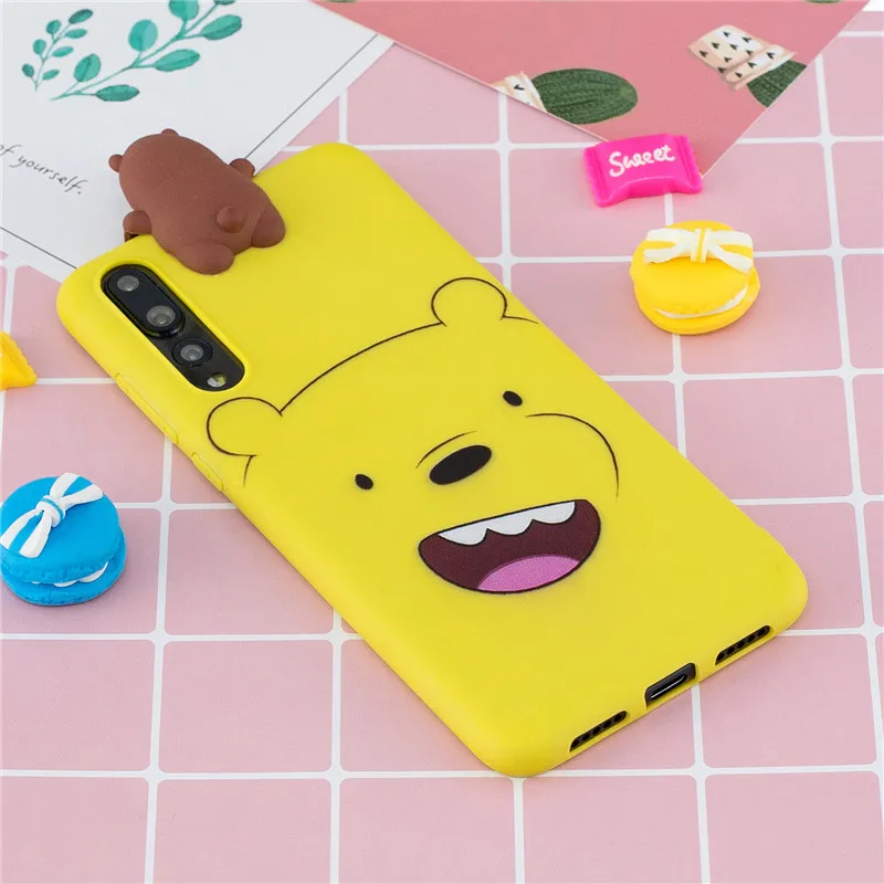 Fashion Luxury 3D Cute Cartoon Phone Case For Samsung P20 P30 Pro P10 Mate10 20 lite Honor9 10 7C 8A 8X 8C Nova3I Soft TPU Cover |