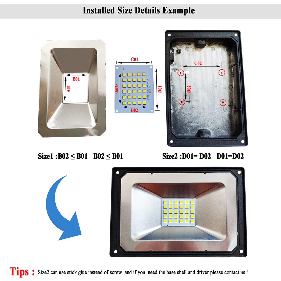 Печатная плата светодиодная с драйвером 220 В переменного тока 30 Вт лм | Лампы и
