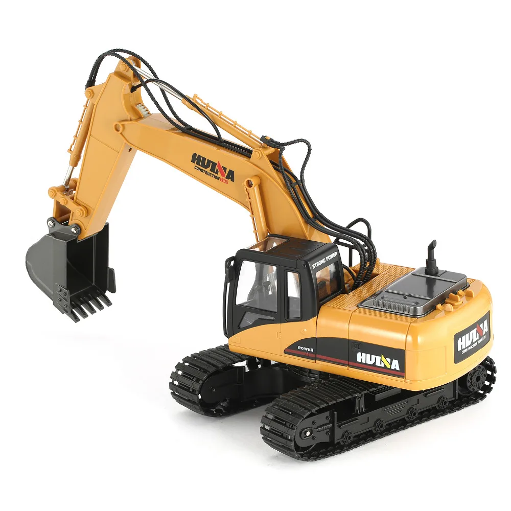 HuiNa 1550 RC гусеничный комплект 15 каналов 2 4G 1/14 металлический экскаватор зарядка