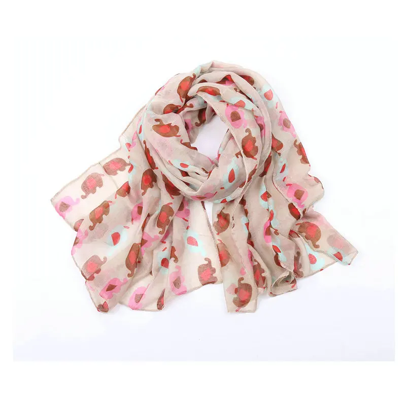 Маленький шарф в виде индийского слона богемный оригами слон тайские шарфы