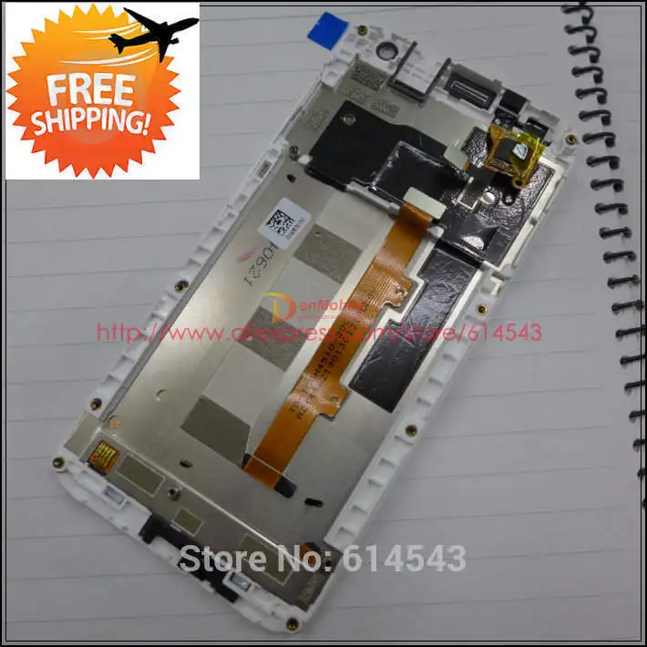 ЖК дисплей и рамка для Alcatel One Touch Idol 2 Mini S OT6036 6036Y OT 6036 цвет белый 1 шт.|Экраны