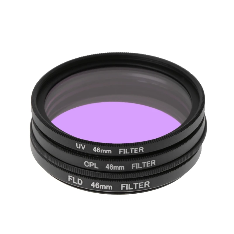 Камера аксессуары 46mm UV/FLD/круговой поляризационный фильтр с многослойным