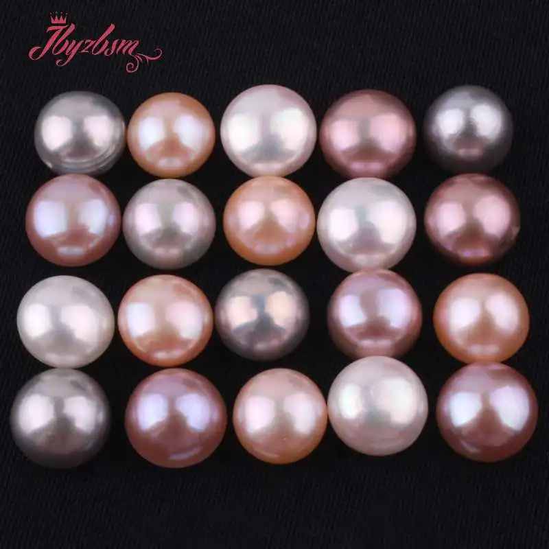 Бусины из пресноводного жемчуга 10 мм 1 пара|freshwater pearl beads|pearl beadswholesale beads |