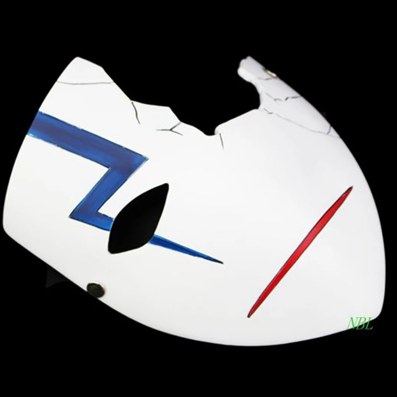 Японские Аниме темнее чем черные белые маски Hei полулицевая маска на Хэллоуин