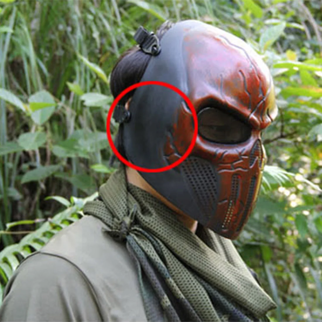 Уличная охотничья CS War Game страйкбольная маска с черепом скелетом пейнтболом