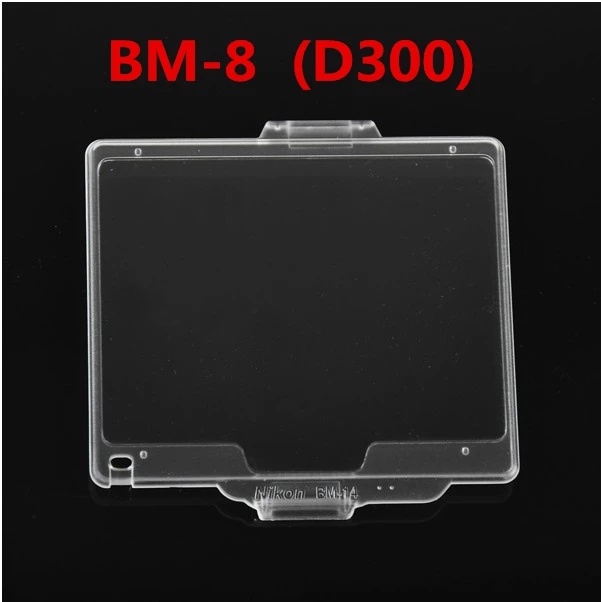 

SMILYOU BM-8 new Hard Plastic Film LCD Monitor Screen Cover Protector for Nikon D300 as BM 8 free shipping