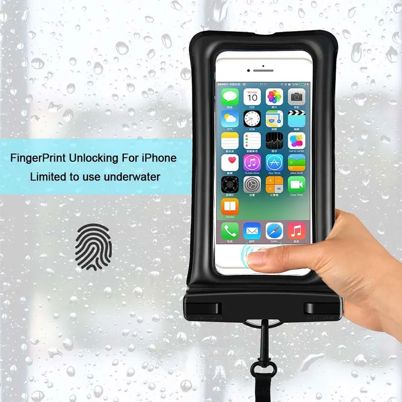 AHHROOU Universal Waterproof Case For iPhone X 8 7 6s Plus Cover Pouch Bag Phone Coque | Мобильные телефоны и аксессуары