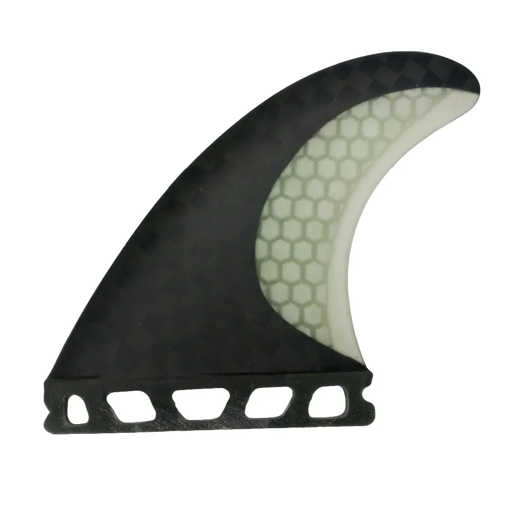 Quilhas de из стекловолокна доски для серфинга Fin Surf Плавники Future G5 Черный и белый сота