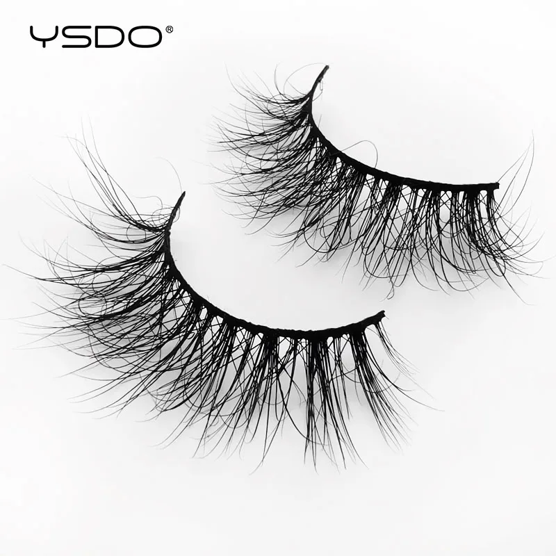YSDO, 1 пара, 3d норковые ресницы, натуральные накладные ресницы, бесклевые ресницы, драматические ресницы, ручной работы, норковые ресницы «maquiagem»