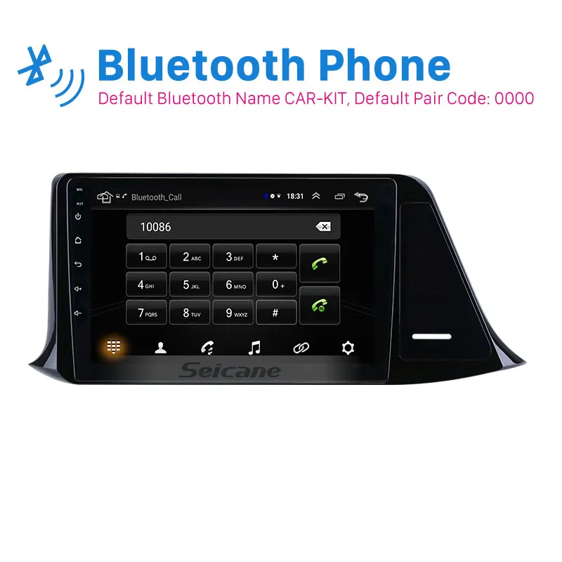 Seicane Android 8 1 2din автомобильный мультимедийный плеер для Toyota C HR 2016 2017 2018 GPS навигация