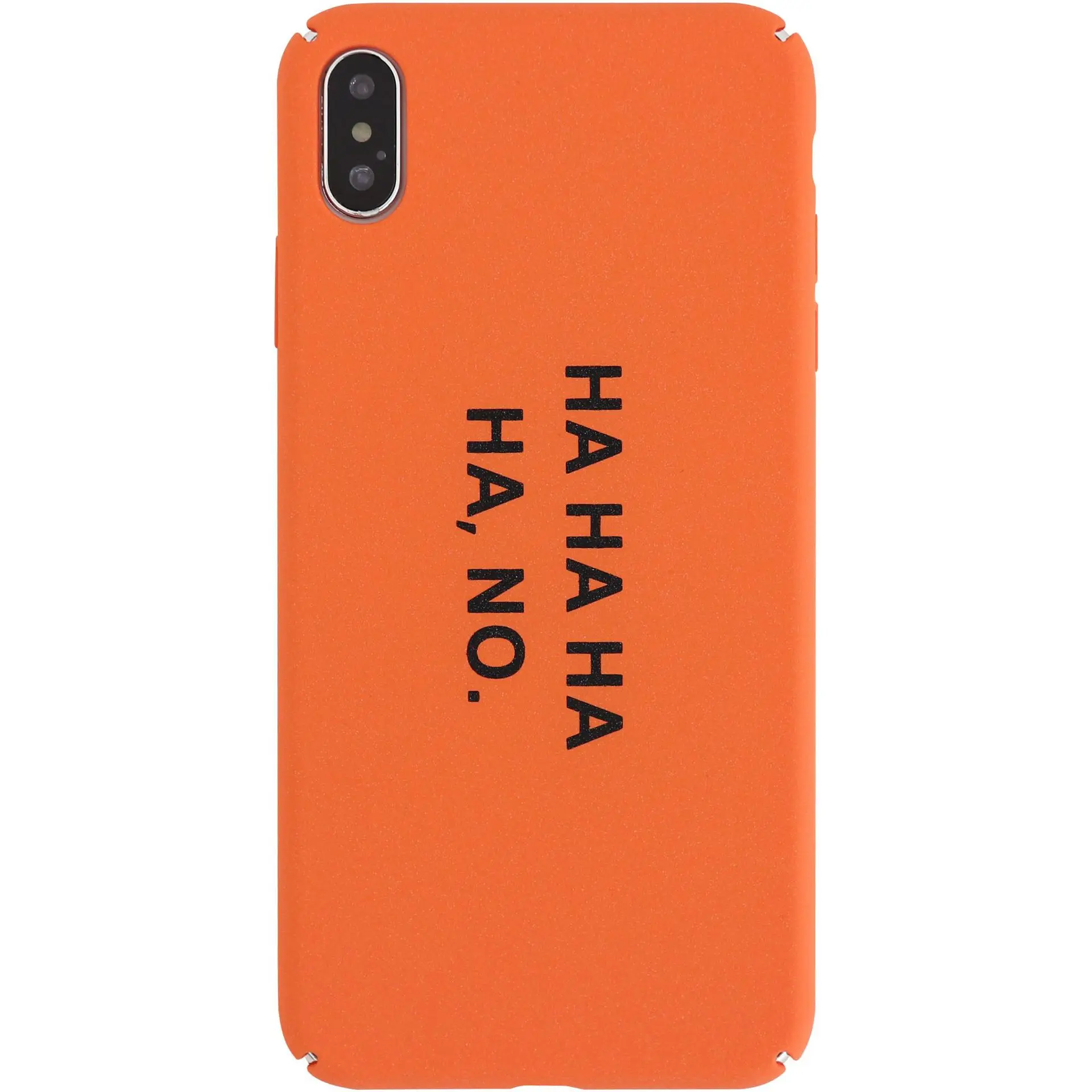 Простые оранжевые буквы для iPhone 6 7 8plus Xs Max/Xr Чехол мобильного телефона XR матовый