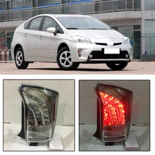Capqx 2 шт. для Toyota Prius 2010 2011 2012 светодиодный задний светильник хвост светильник тормозной фонарь светильник единый светильник, сигнализирующий фонарь taillamp