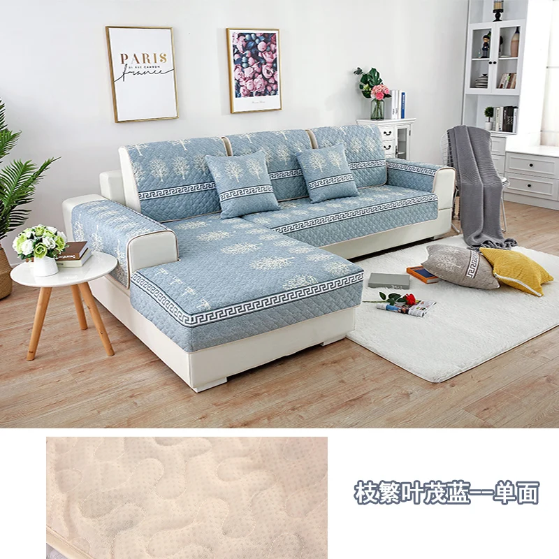 

Combination sofa cushion, non-slip fabric 123 seasons sofa cushion, embroidered cushion sofa cushion