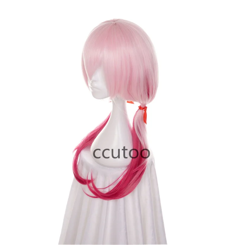 Ccutoo 60 см Guilty Crown Inori Розовый Омбре кудрявый синтетический парик с длинными волосами для женщин косплей парик теплостойкое волокно